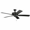 Flash Sale 😍 Kichler Lighting Basics Pro 52W 5-Blade Ceiling Fan in Satin Black 🔔 -Kichler Lighting shop Query 831