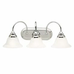 Best Pirce 💯 Kichler Lighting Telford 100W 3-Light Medium Base A Bracket in Polished Chrome ⌛