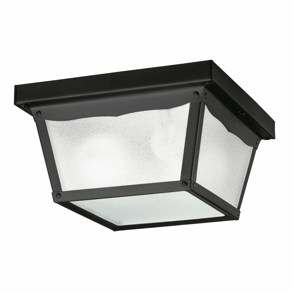 Coupon π Kichler Lighting 5-1/4 x 9-1/4 in. 60 W 2-Light Medium Outdoor Semi-Flush Mount Ceiling Fixture in Black π 3 Coupon π Kichler Lighting 5-1/4 x 9-1/4 in. 60 W 2-Light Medium Outdoor Semi-Flush Mount Ceiling Fixture in Black π