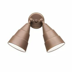 Promo ⭐ Kichler Lighting 150 W 2 Light Incandescent Flood Light in Architectural Bronze 🔔