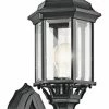 Buy 👏 Kichler Lighting Chesapeake 100W 1-Light Outdoor Wall Light in Black 👍 -Kichler Lighting shop Query 840