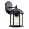 Cheap 🌟 Kichler Lighting Barrie 100W 1-Light LED Outdoor Wall Sconce in Black 🎉 -Kichler Lighting shop Query 845