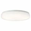 Flash Sale 🤩 Kichler Lighting Ceiling Space 25W 1-Light LED Flush Mount Ceiling Fixture in White 👏 -Kichler Lighting shop Query 846