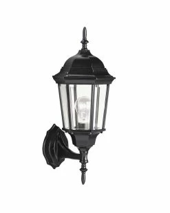 Flash Sale 😉 Kichler Lighting Madison 150W 1-Light Outdoor Wall Lantern in Black 🥰