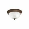 Outlet 🔔 Kichler Lighting 6-1/2 x 11-1/4 in. 60 W 2-Light Medium Flush Mount Ceiling Fixture in Tannery Bronze ❤️ 1 Outlet 🔔 Kichler Lighting 6-1/2 x 11-1/4 in. 60 W 2-Light Medium Flush Mount Ceiling Fixture in Tannery Bronze ❤️ -Kichler Lighting shop Query 853