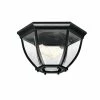 Discount 😍 Kichler Lighting Townhouse 7 in. 2-Light Outdoor Flushmount Fixture in Black 🌟 -Kichler Lighting shop Query 854