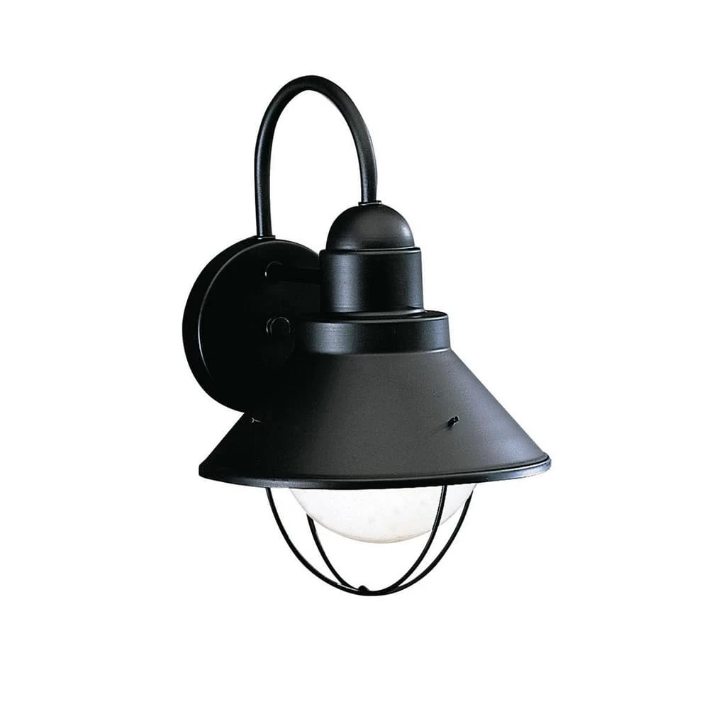 Cheap ๐งจ Kichler Lighting Seaside 12 in. 100 W 1-Light Medium Lantern in Black โค๏ธ 3 Cheap ๐งจ Kichler Lighting Seaside 12 in. 100 W 1-Light Medium Lantern in Black โค๏ธ
