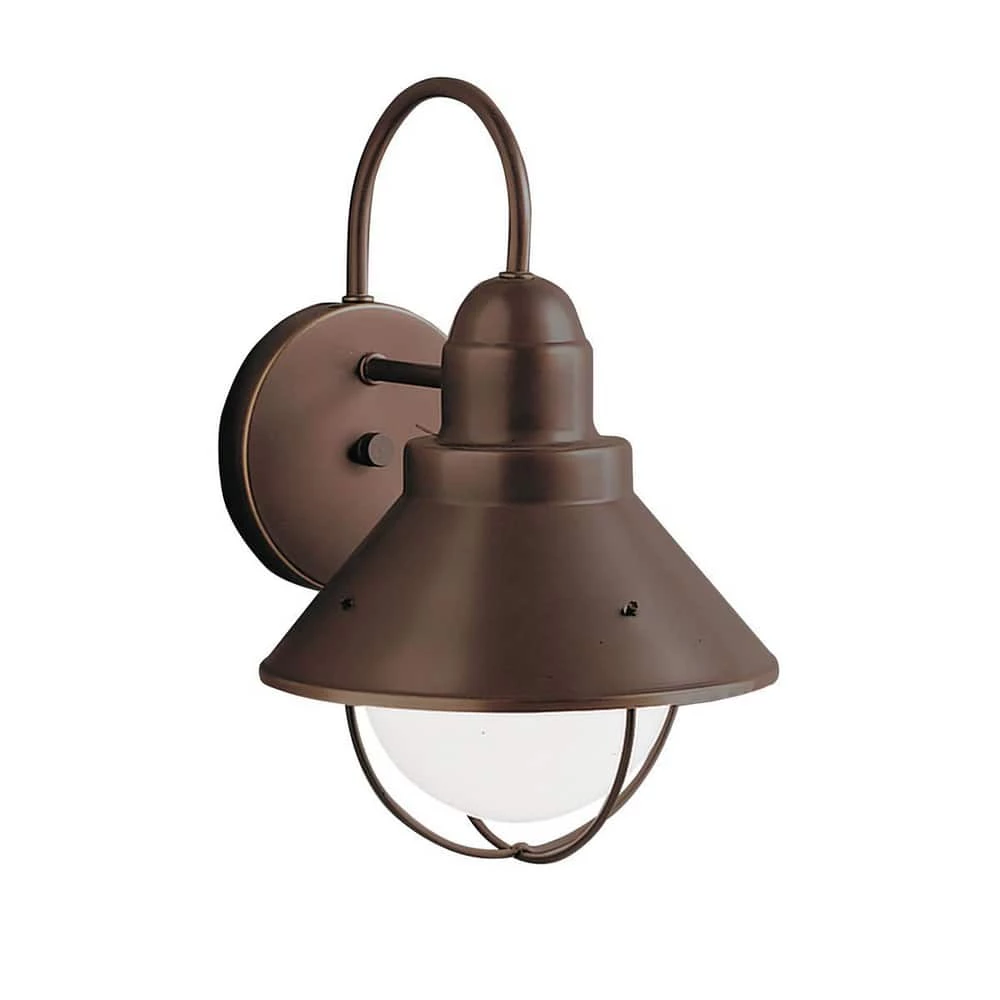 Budget π Kichler Lighting Seaside 12 in. 100W 1-Light Medium Lantern in Olde Bronze π 3 Budget π Kichler Lighting Seaside 12 in. 100W 1-Light Medium Lantern in Olde Bronze π