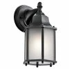 Buy ❤️ Kichler Lighting Chesapeake 60W 1-Light Wall Lantern in Black 🎁 -Kichler Lighting shop Query 876