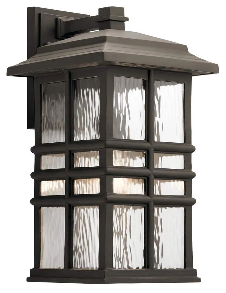 Promo π Kichler Lighting Beacon Squareβ’ 150W 1-Light Medium E-26 Incandescent Outdoor Wall Sconce in Olde Bronze π― 3 Promo π Kichler Lighting Beacon Squareβ’ 150W 1-Light Medium E-26 Incandescent Outdoor Wall Sconce in Olde Bronze π―