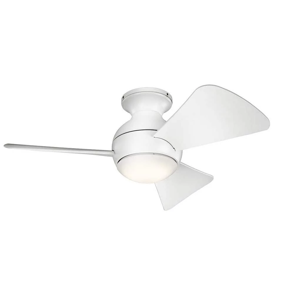 Best Pirce 🛒 Kichler Lighting Sola 67W 3-Blade Ceiling Fan in Matte White 😀 3 Best Pirce 🛒 Kichler Lighting Sola 67W 3-Blade Ceiling Fan in Matte White 😀