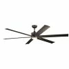 Outlet 🤩 Kichler Lighting Szeplo Patio 17W 6-Blade LED Ceiling Fan with 80 in. Blade Span in Olde Bronze 😉 -Kichler Lighting shop Query 943