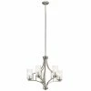 Deals 🎁 Kichler Lighting Vara 60W 5-Light Candelabra E-12 Incandescent Chandelier in Brushed Nickel 😍 -Kichler Lighting shop Query 948