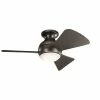 Wholesale ✔️ Kichler Lighting Sola 67W 3-Blade LED Ceiling Fan with 34 in. Blade Span in Olde Bronze ✨