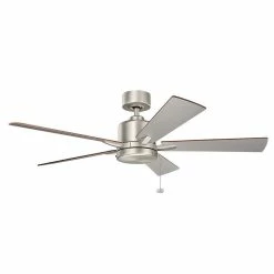 Best deal 🔥 Kichler Lighting Bowen™ 52 in. 5-Blade Ceiling Fan in Brushed Nickel 🤩