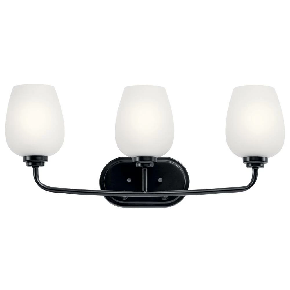 Flash Sale 🥰 Kichler Lighting Valserrano™ 75W 3-Light Medium E-26 Incandescent Vanity Fixture in Black 😉 4 Flash Sale 🥰 Kichler Lighting Valserrano™ 75W 3-Light Medium E-26 Incandescent Vanity Fixture in Black 😉 - Image 2