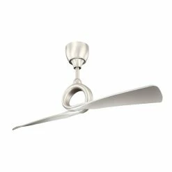 Brand new 🛒 Kichler Lighting Link 54 in. 2-Blade Ceiling Fan in Brushed Nickel 👏