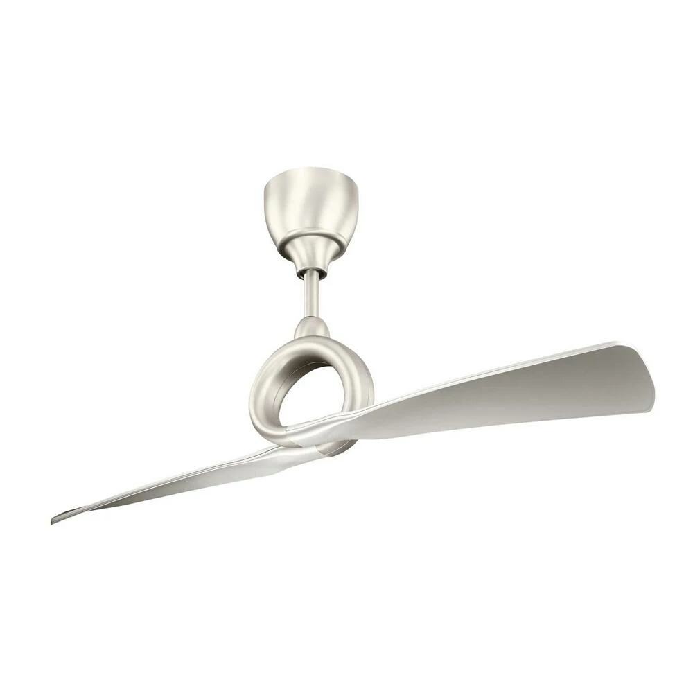 Brand new π Kichler Lighting Link 54 in. 2-Blade Ceiling Fan in Brushed Nickel π 3 Brand new π Kichler Lighting Link 54 in. 2-Blade Ceiling Fan in Brushed Nickel π
