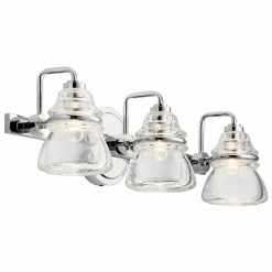 Wholesale ⌛ Kichler Lighting Talland 60W 3-Light Candelabra E-12 Incandescent Vanity Fixture in Chrome 🛒