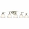 Deals ⭐ Kichler Lighting Calleigh 5-Light 100W Bath Light in Brushed Nickel 🧨 -Kichler Lighting shop Query 990