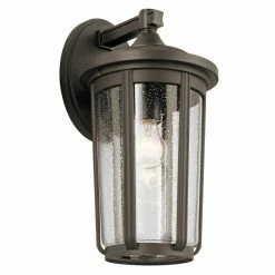 Discount 🛒 Kichler Lighting Fairfield 100W 1-Light Medium E-26 Incandescent Outdoor Wall Sconce in Olde Bronze 🛒